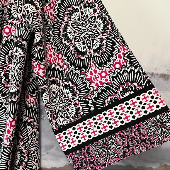 CHICO'S Shift Dress 3 Womens US 16/18 BOHO Paisley Indie‎ Abstract Purple Black - Picture 4 of 12